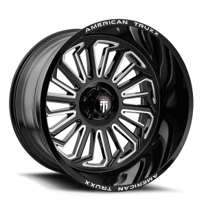 American Truxx – BUTCHER – Black – 20″x10″ -24mm – Summer Wheels – AT1916-2136M